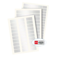Laserlab Blank Metallic A4 Tamper Proof Laser Printing Label the box