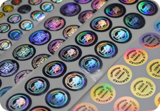 These professional labels guarantee the non removal of your property and media
