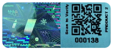Custom Tamper-proof Security Hologram.