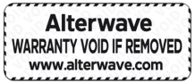 Anti-fraud Polyester Black Print Void Label, the roll